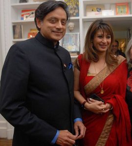 shashi tharoor and sunanda pushkar