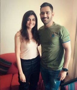 Malti Chahar and MS Dhoni