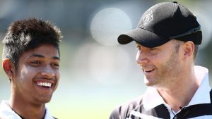 Sandeep Lamichhane and Michael Clarke