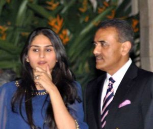 Praful Patel and Poorna Patel