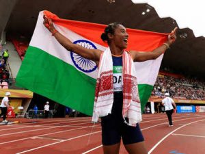 Hima Das, Athlete