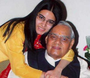 Niharika Bhattacharya, Atal Bihari Vajpayee Granddaughter