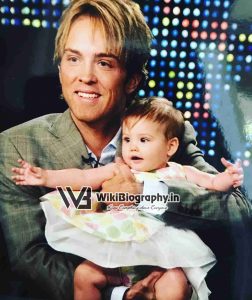 Larry with his daughter Old photo
