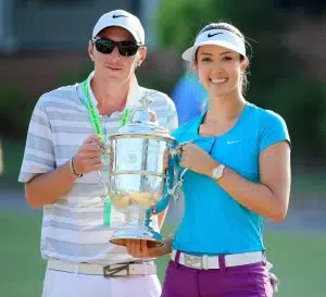 An Image of Duncan French and his wife Christina Kim