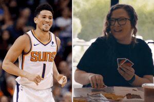 An Image of Mya Powell and her brother Devin Booker