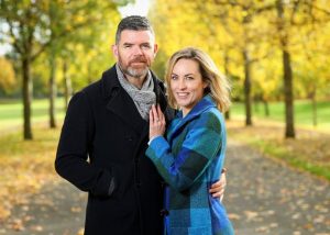 An Image of Padraig McLoughlin and his wife Kathryn Thomas