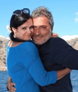 An Image of Emanuela Pecchia and her husband Paolo