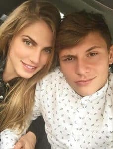 An Image of Federica Schievenin and her husband