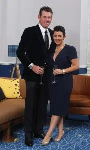 An Image of Laurae Coltart Westwood and her husband