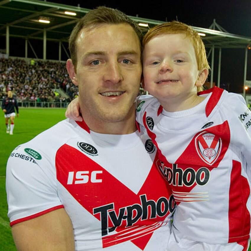 James Roby with Ollie