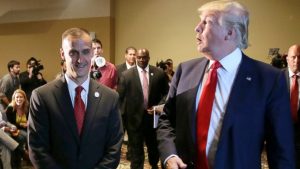 Corey Lewandowski and Donald Trump