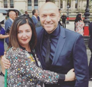 Simon Rimmer with wife