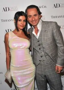 Adriana de Moura with her husband