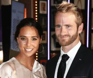 Kane Williamson with wife Sarah