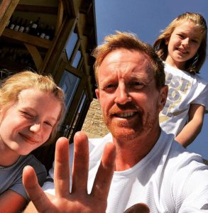 Paul Collingwood with family