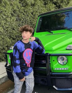 Him with his car