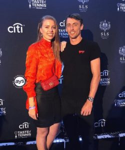 John Millman with his girlfriend