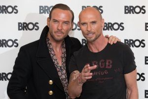 Luke Goss with his brother