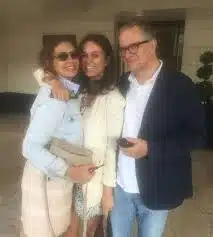 Dina with her Parents