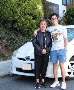 Chen & his mother