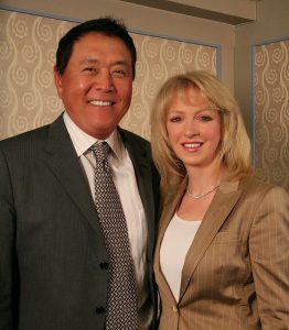 With his wife, Kim