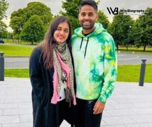 Suryakumar Yadav' with his wife