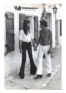 A picture of Francoise Hardy and Jacques Dutronc