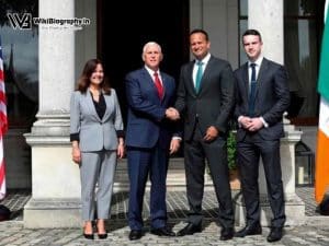 Karen Pence with Mike Pence