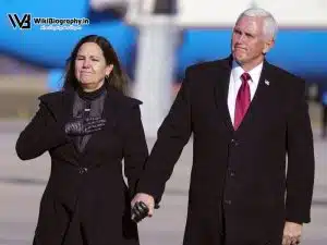 Karen Pence with Mike Pence