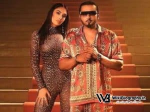 Tina Thadani with Yo Yo Honey Singh