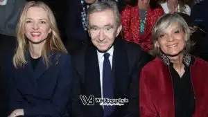 Delphine Arnault Gancia, her husband Alessandro Gancia and mother
