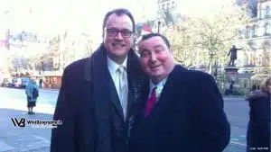 Russel T Davies with husband