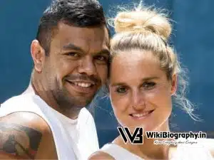 Kurtley Beale with his wife