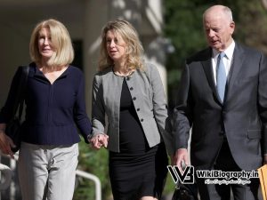 Elizabeth Holmes with her parents