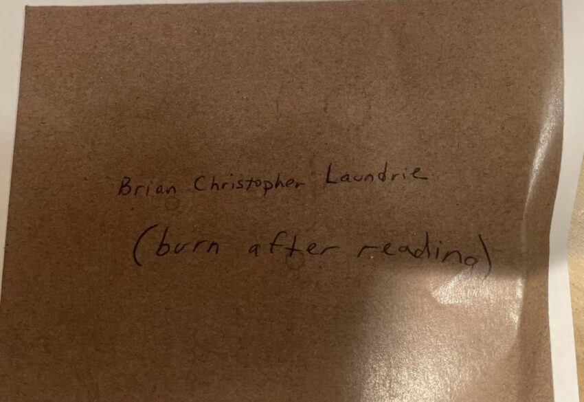 The Burn Letter and Roberta Laundries's Involvement