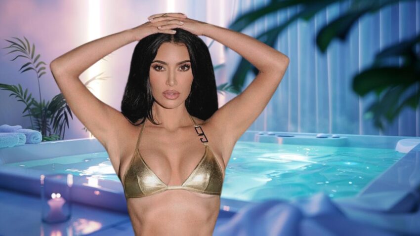 Kim Kardashian & Her Hot Tub