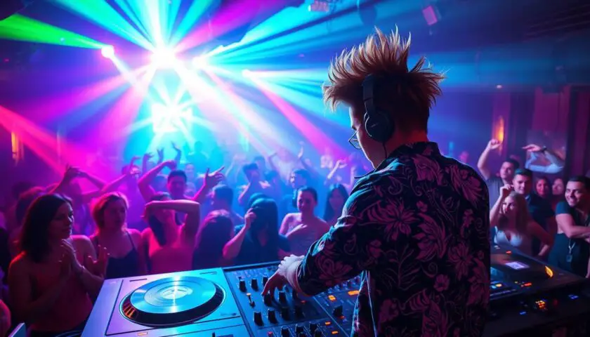 Pauly D performing as an international DJ