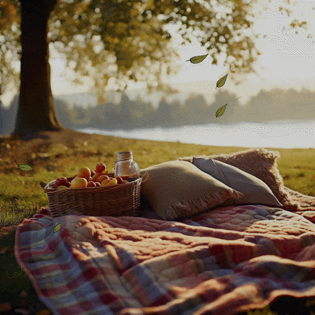 good morning GIF - picnic