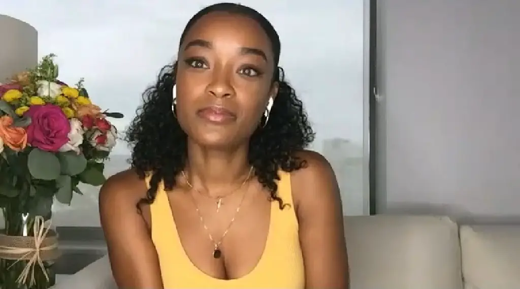 LaToya Tonodeo in TV interview