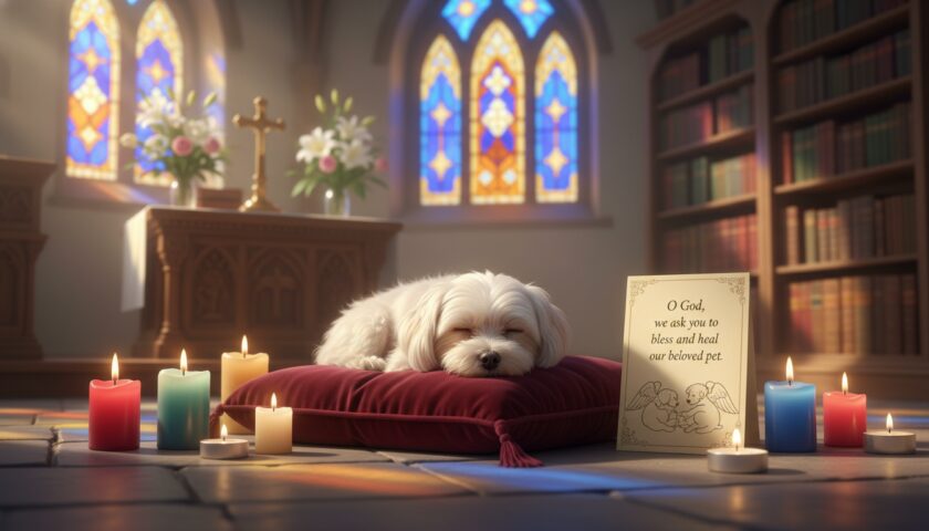 Catholic prayer for sick dogs and puppies