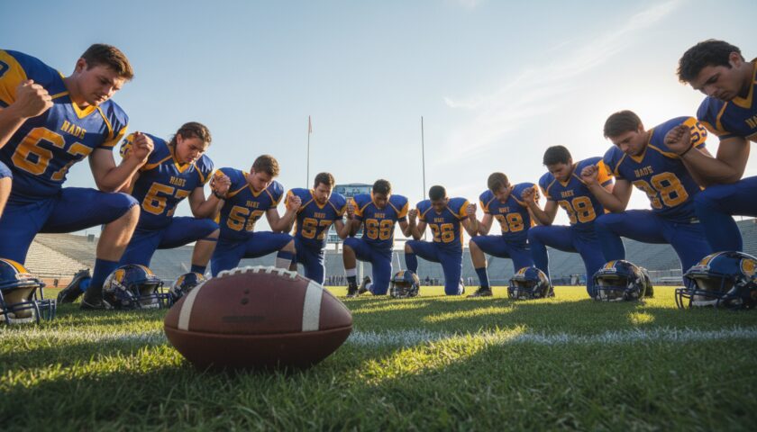 athletes football prayer