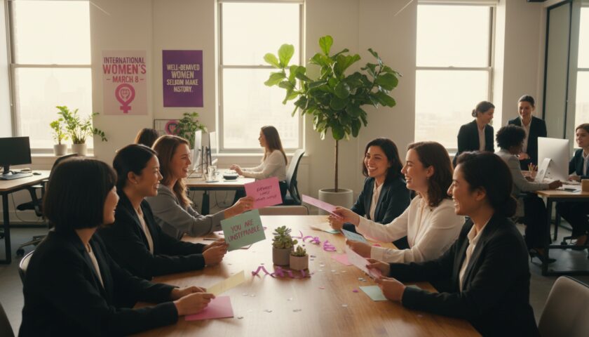 happy women day workplace wishes