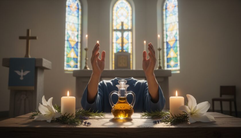 prayer to consecrate holy anointing oil
