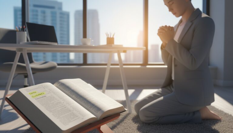 Prayer for job offer with Bible verses