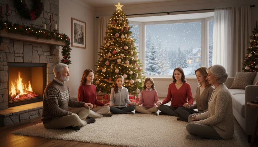 family blessings during the Christmas season